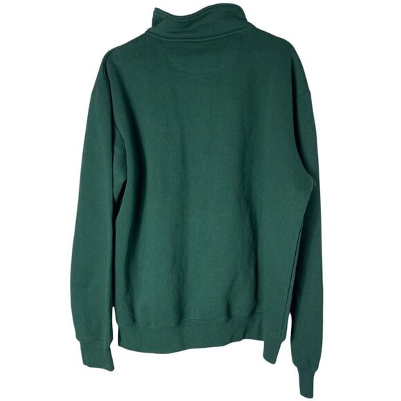 Michigan State Womens 1/4 Zip Pullover Sweatshirt Sz XL MSU Collegiate Football - Picture 2 of 7